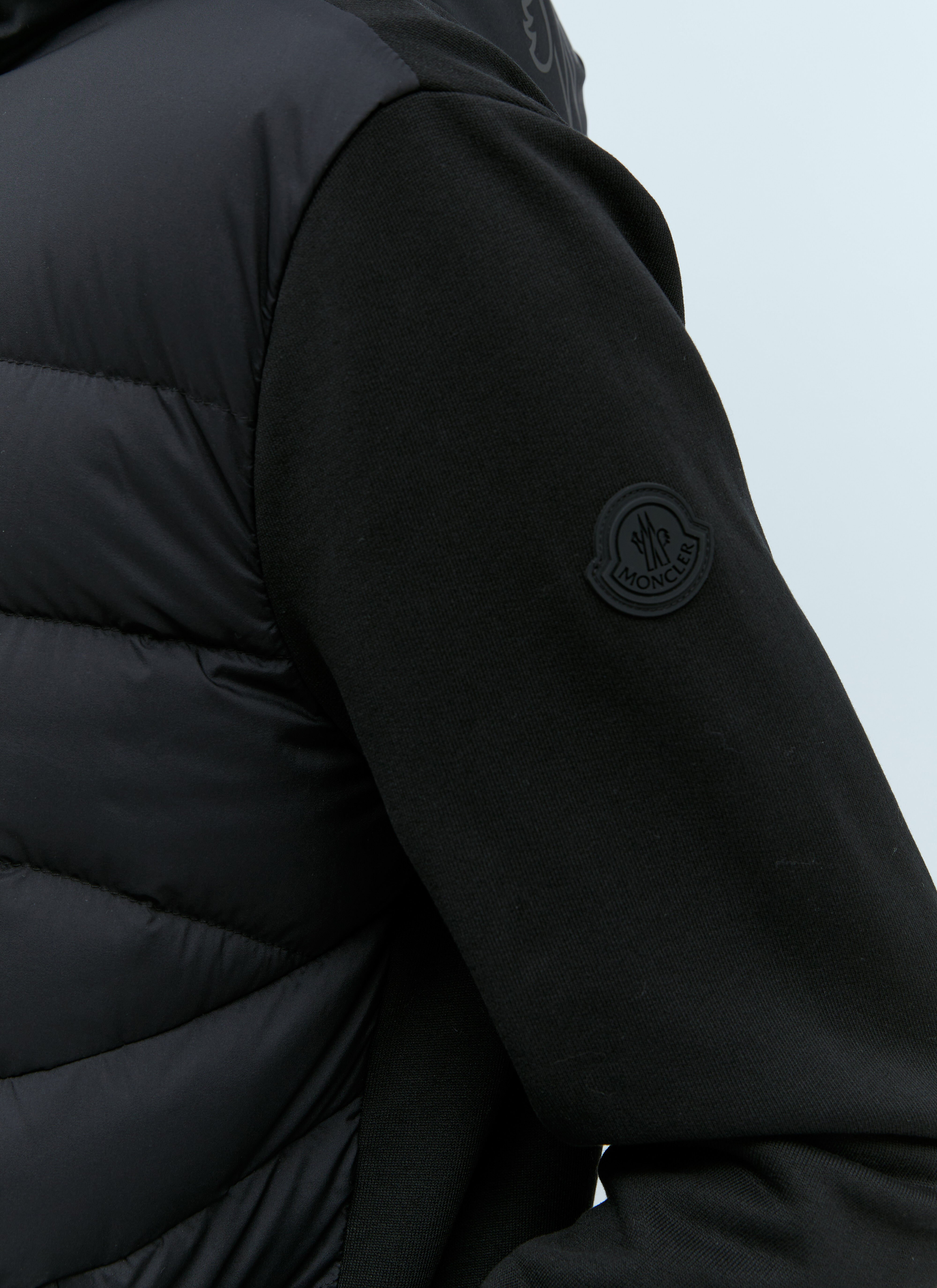 モンクレール ジップアップ ダウンカーディガン ブラック mon0155037