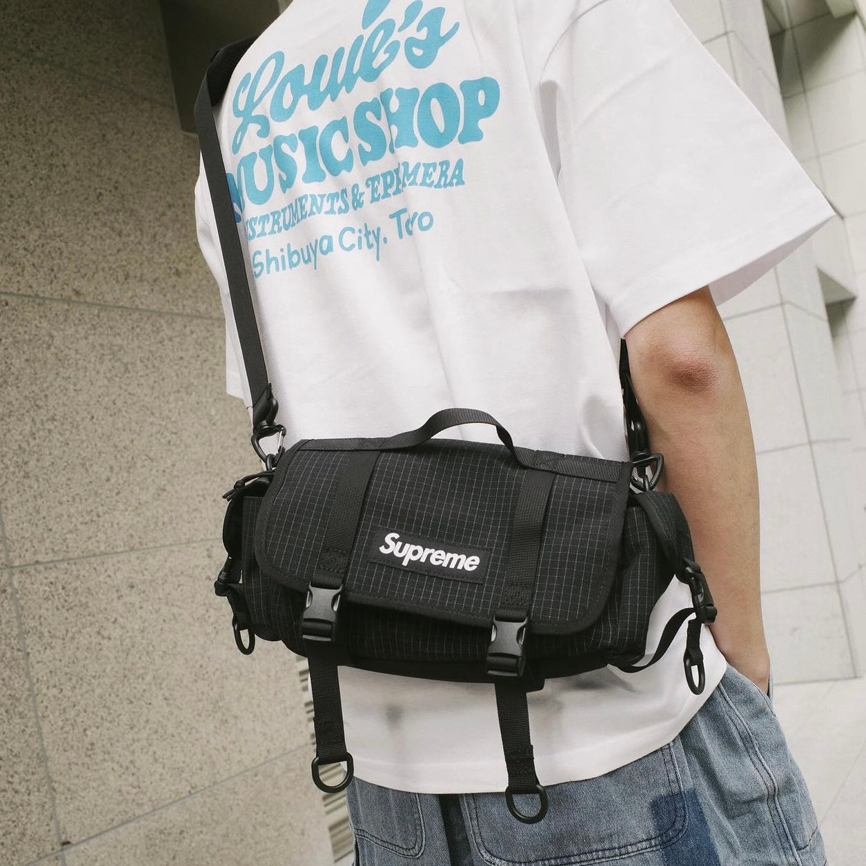 Supreme Reflective Mini Duffle Bag Black supreme supreme - originalfook singapore