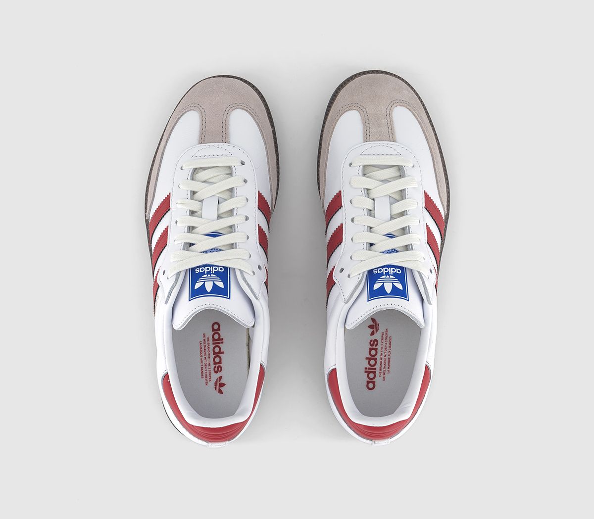 adidas Samba OG 运动鞋 White Better Scarlet