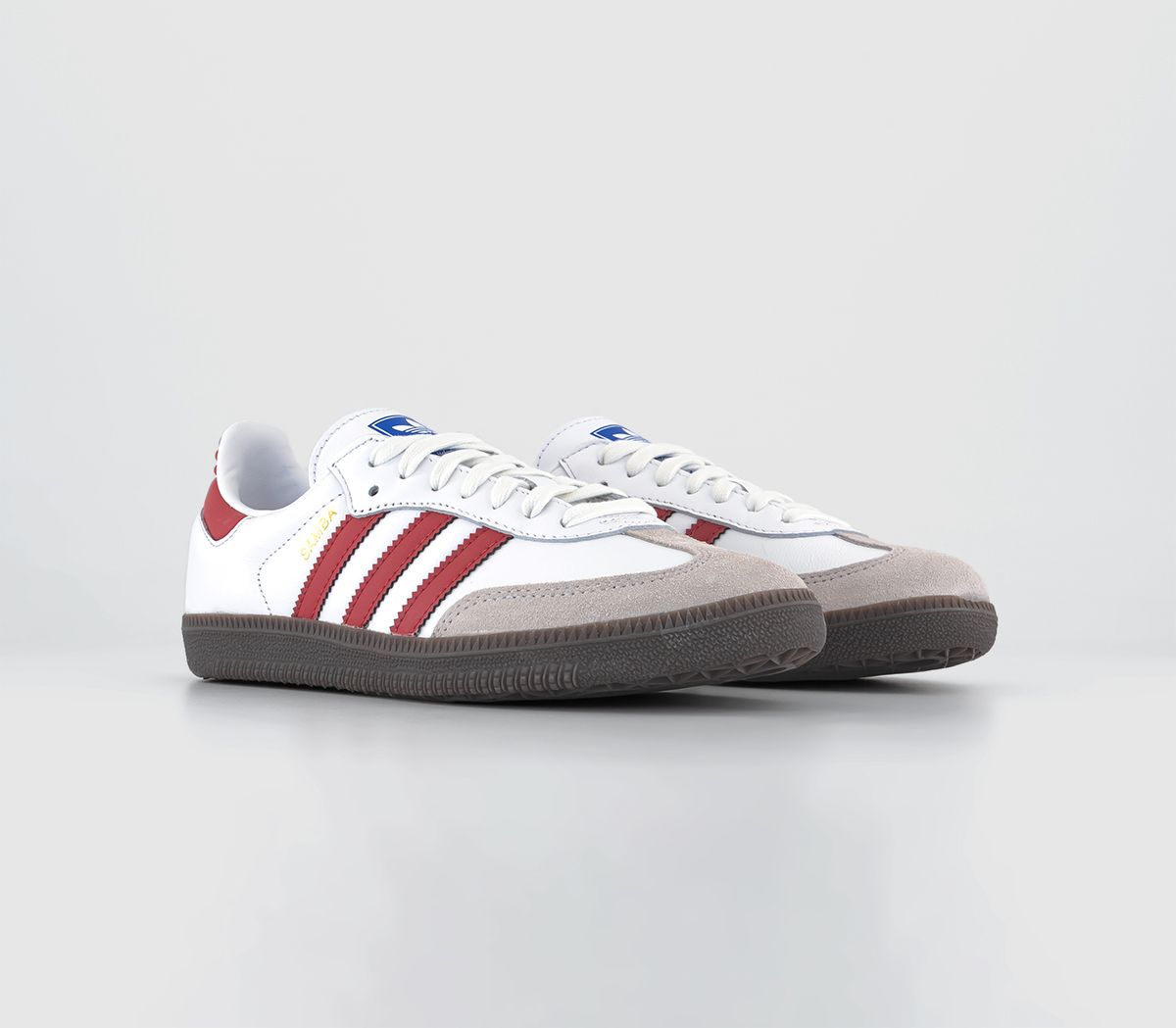 adidas Samba OG 运动鞋 White Better Scarlet